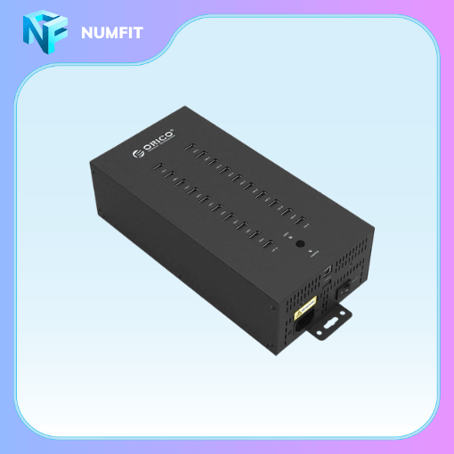 Bộ Chia USB Orico IH20P-EU-BK 20 Cổng USB 2.0 Công Suất 150W